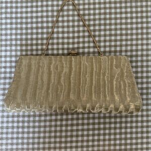 Elegant Gold Clutch Bag